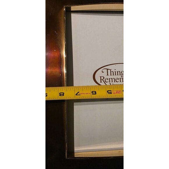 Things Remembered Engraveable Gold-Tone Picture Frame 7" X 9" Rectangular Design - Picture 9 of 9